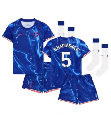 Chelsea Benoit Badiashile #5 Primera Equipación Niños 2024-25 Manga Corta (+ Pantalones cortos)